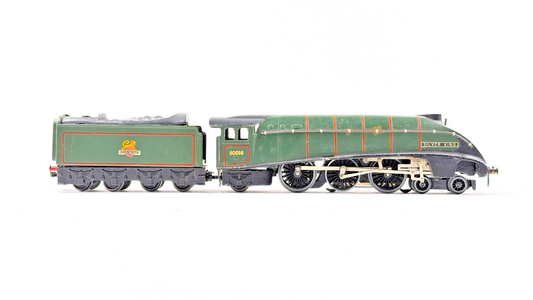 HORNBY DUBLO 00 GAUGE - 3 RAIL BR GREEN CLASS A4 SILVER KING 60016 UNBOXED 2