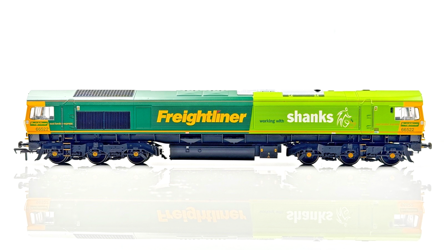 BACHMANN 00 GAUGE - 32-726Z - CLASS 66 DIESEL 66522 FREIGHTLINER SHANKS - BOXED