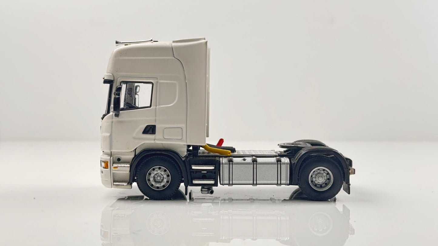WSI 1/50 SCALE - 9172 - SCANIA TOPLINE 4X2 WHITE TRACTOR UNIT BOXED
