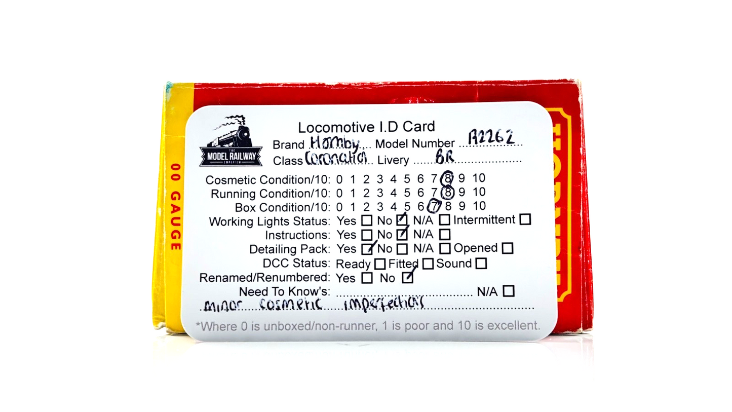 HORNBY 00 GAUGE - R2262 - BR 4-6-2 MAROON CORONATION CITY OF LONDON 46245