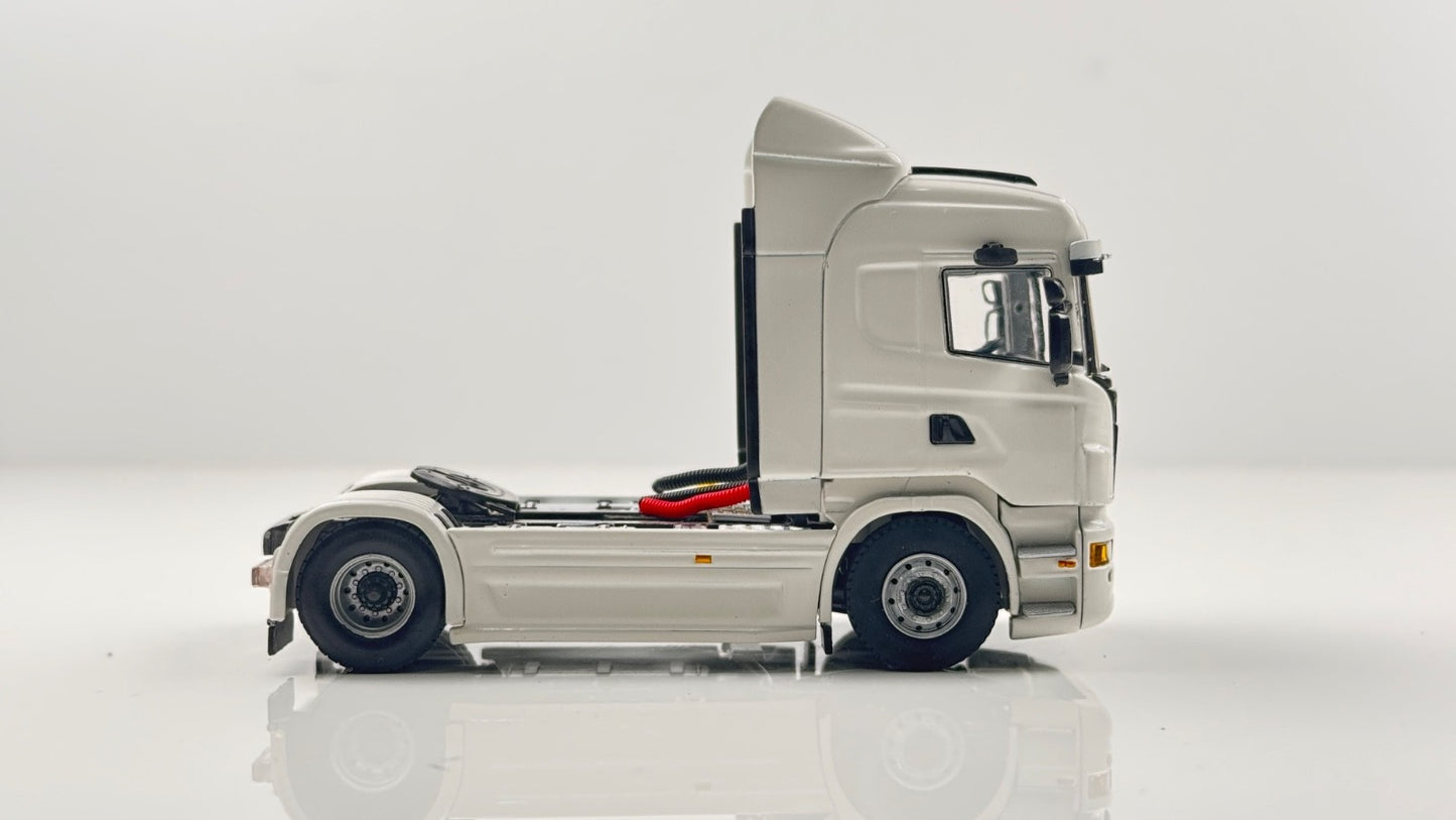 WSI 1/50 SCALE - 03-1107 - SCANIA R(6) HIGHLINE 4X2 WHITE TRACTOR UNIT BOXED