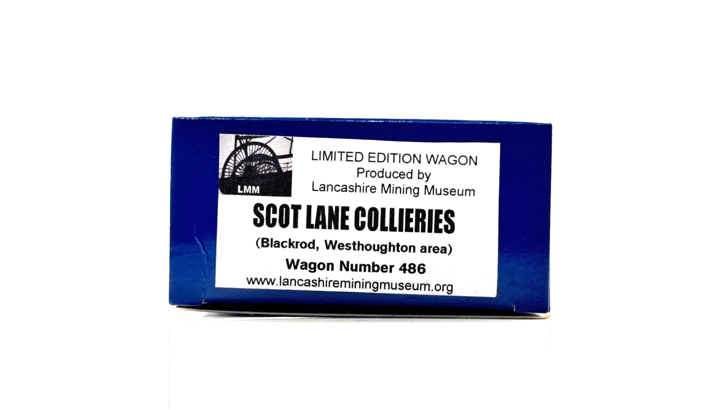 DAPOL 00 GAUGE - SCOT LANE COLLIERIES BLACKROD WAGON NO.486 (LIMITED EDITION)