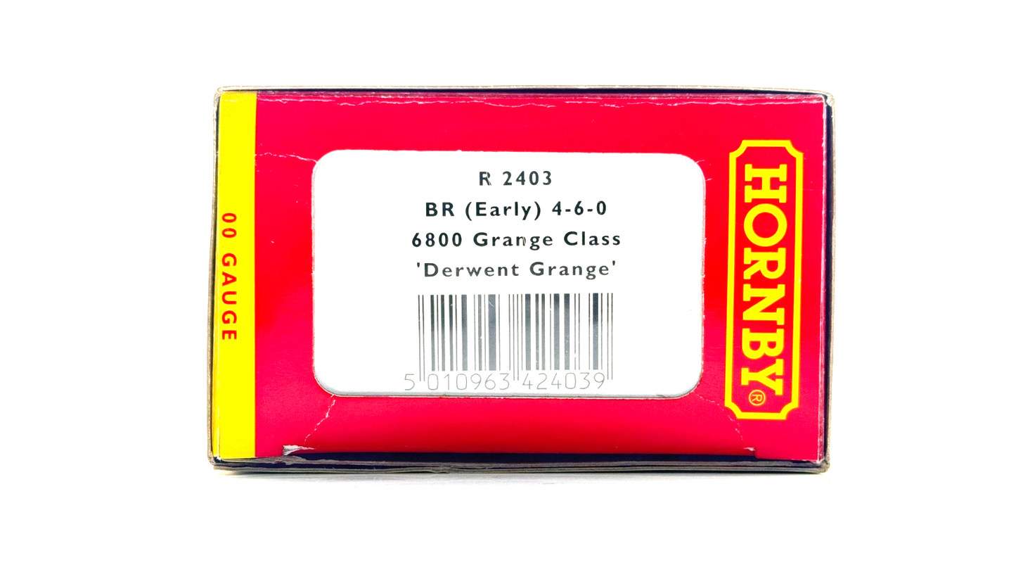 HORNBY 00 GAUGE - R2403 - BR BLACK (EARLY) 4-6-0 'DERWENT GRANGE' 6862 BOXED