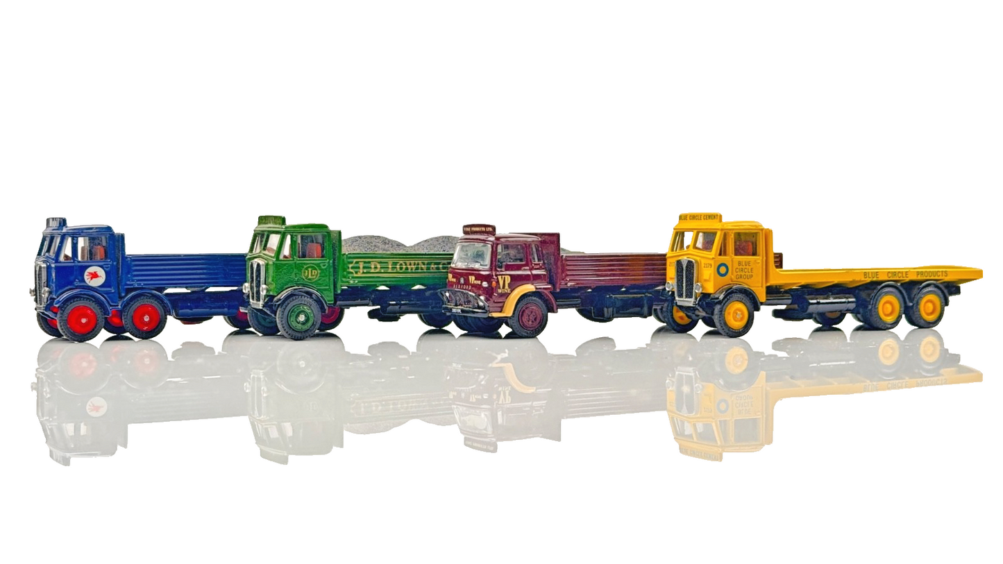 EFE 1/76 SCALE - MOBIL JLD VP WINE BLUE CIRCLE CEMENT COMMERCIAL VEHICLES X 4