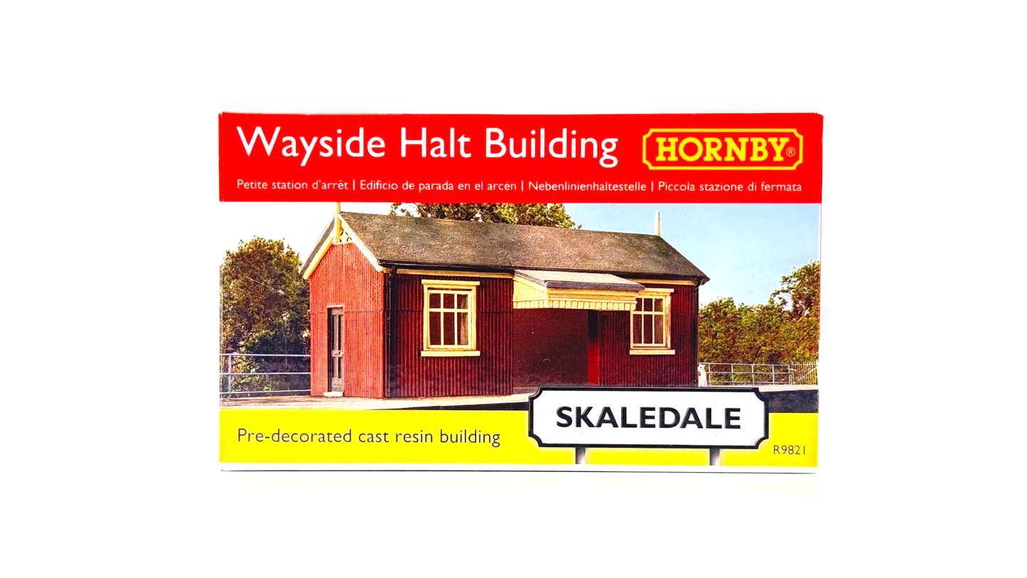 HORNBY 00 GAUGE SKALEDALE - R9821 - WAYSIDE HALT STATION BUILDING - NEW BOXED