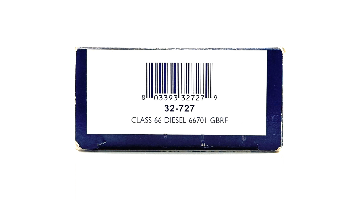 BACHMANN 00 GAUGE - 32-727 - CLASS 66 DIESEL 66701 GBRF LIVERY - BOXED