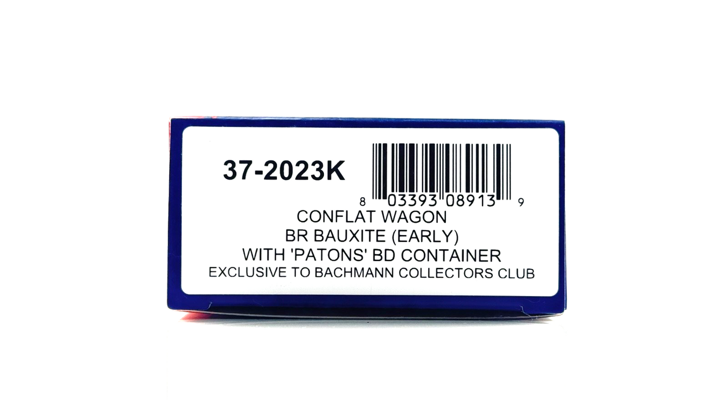 BACHMANN 00 GAUGE - 37-2023K - CONFLAT BR BAUXITE PATONS BD CONTAINER BOXED