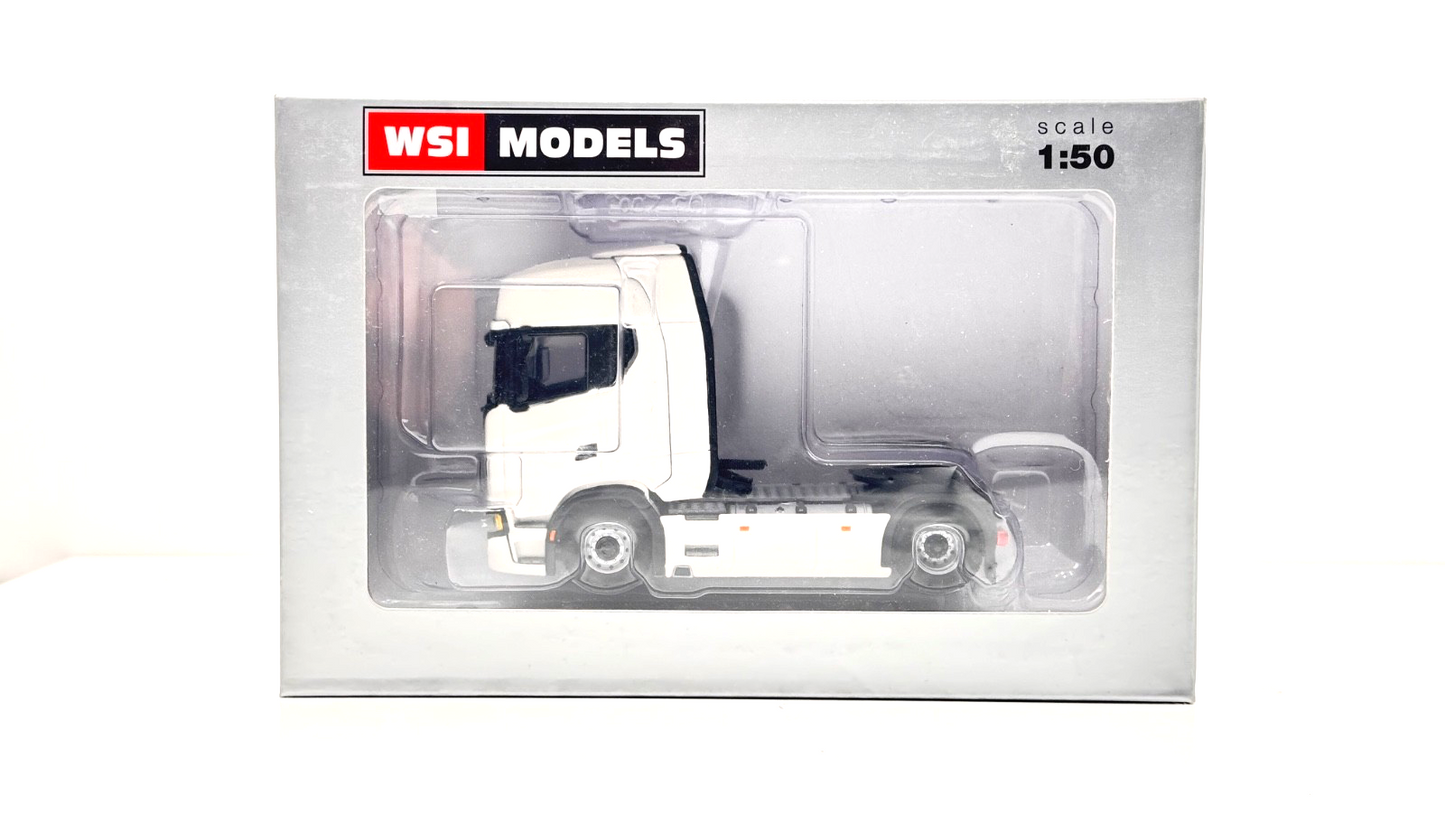 WSI 1/50 SCALE - 03-2003 - SCANIA S HIGHLINE CS20H 4X2 WHITE TRACTOR UNIT BOXED