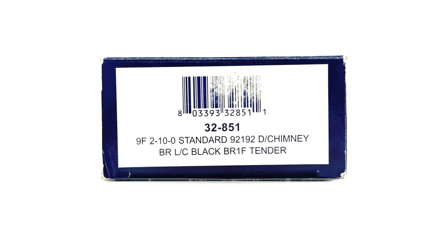 BACHMANN 00 GAUGE - 32-851 - 9F 2-10-0 STANDARD 92192 D/CHIMNEY BR BLACK BR1F