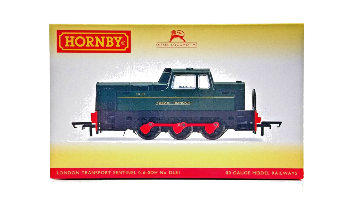 HORNBY 00 GAUGE - R30306 - LONDON TRANSPORT SENTINEL NO.DL81 - NEW BOXED