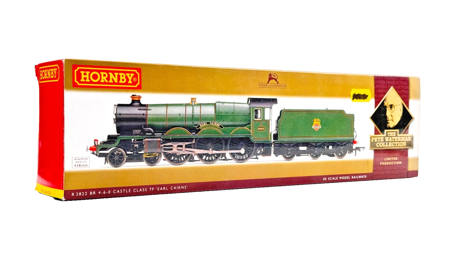 HORNBY 00 GAUGE - R2822 - BR GREEN 4-6-0 CASTLE CLASS 7P 'EARL CAIRNS' WATERMAN