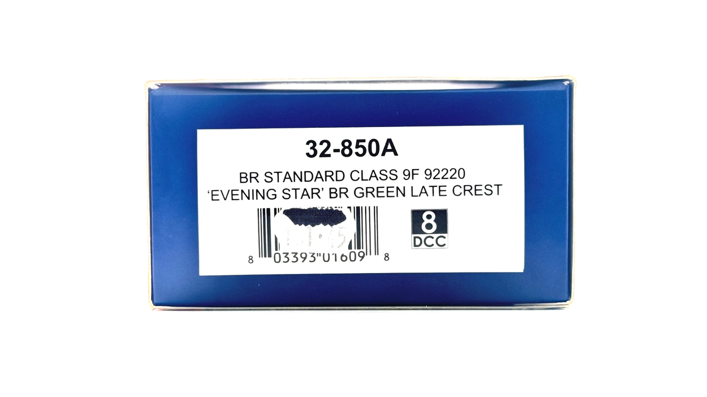 BACHMANN 00 GAUGE - 32-850A - BR STANDARD CLASS 9F 92220 EVENING STAR BR GREEN