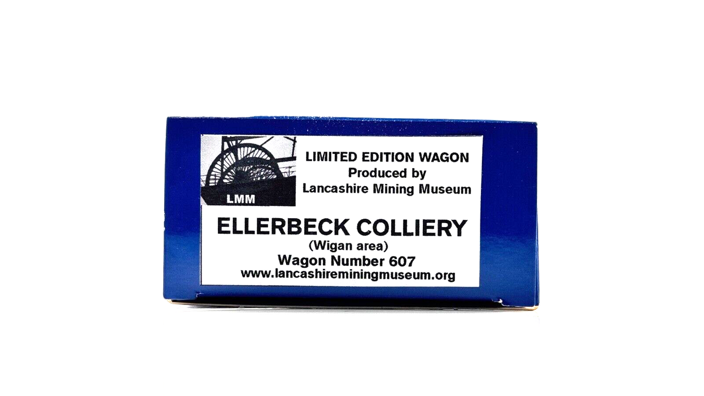 DAPOL 00 GAUGE - ELLERBECK COLLIERY WIGAN AREA WAGON NO.607 (LIMITED EDITION)
