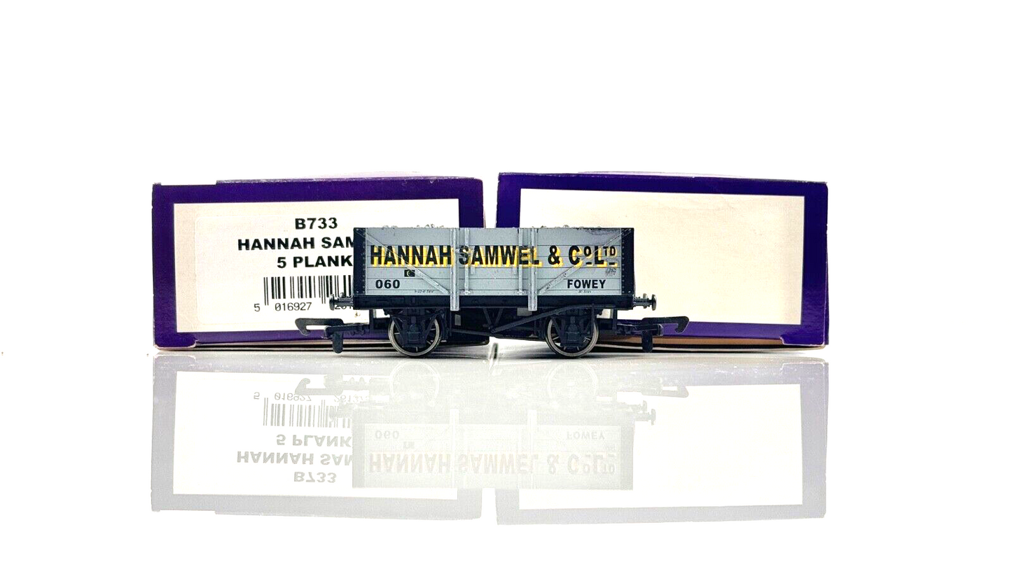 DAPOL 00 GAUGE - WINCHCOMBE COAL HANNAH SAMWEL GREAT TREVERBYN WAGONS X 3