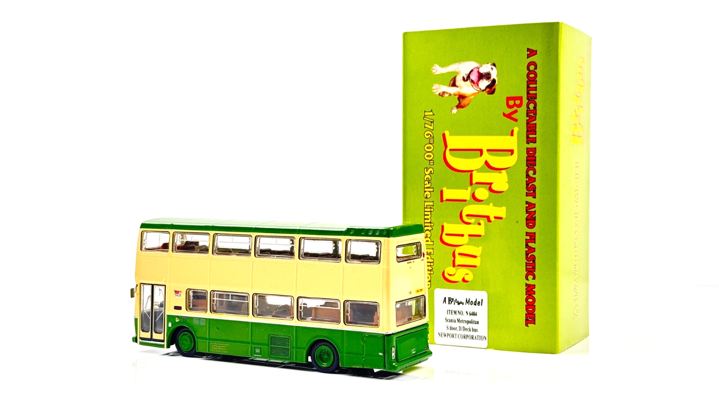 BRITBUS 1/76 SCALE - N6404 - SCANIA METROPOLITAN NEWPORT CORPORATION - IMPERFECT