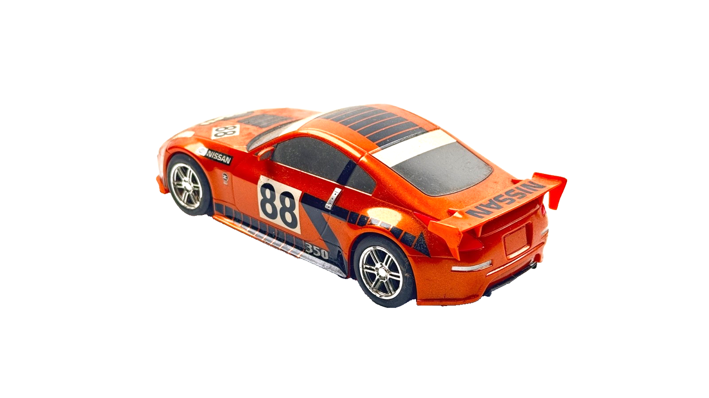 SCALEXTRIC 1/32 SCALE - NISSAN 350Z NO.88 ORANGE DRIFT CAR - UNBOXED
