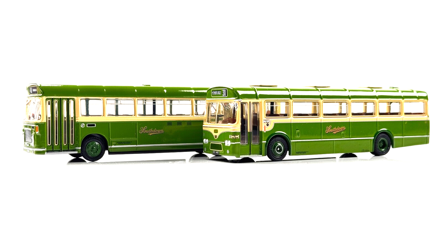 EFE/EQUIVALENT 1/76 SCALE - 2 X BUSES SOUTHDOWN MOTOR SERVICES NO.30 NO.48 UB