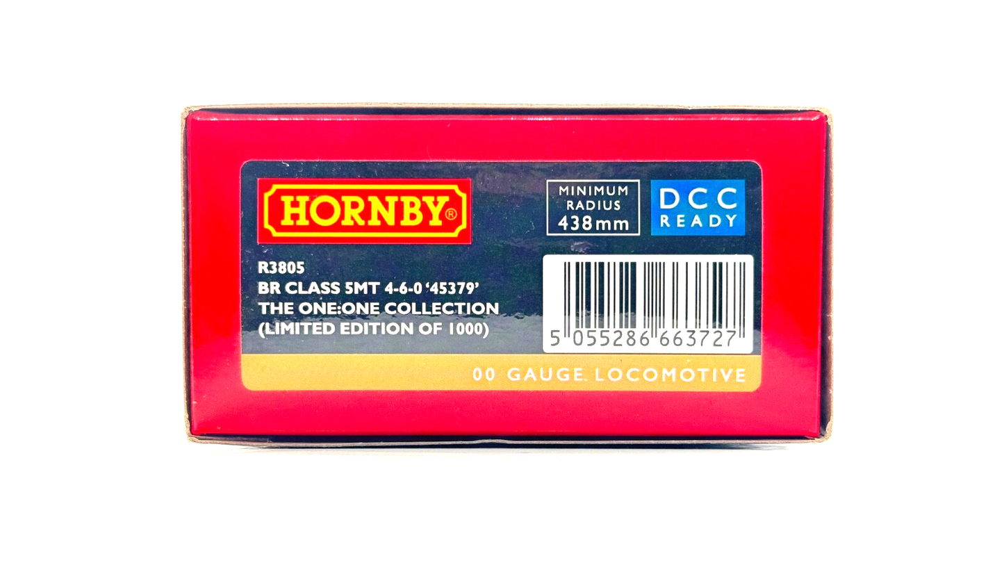 HORNBY 00 GAUGE - R3805 - BR BLACK CLASS 5MT 45379 ONE:ONE LIMITED EDITION/1000