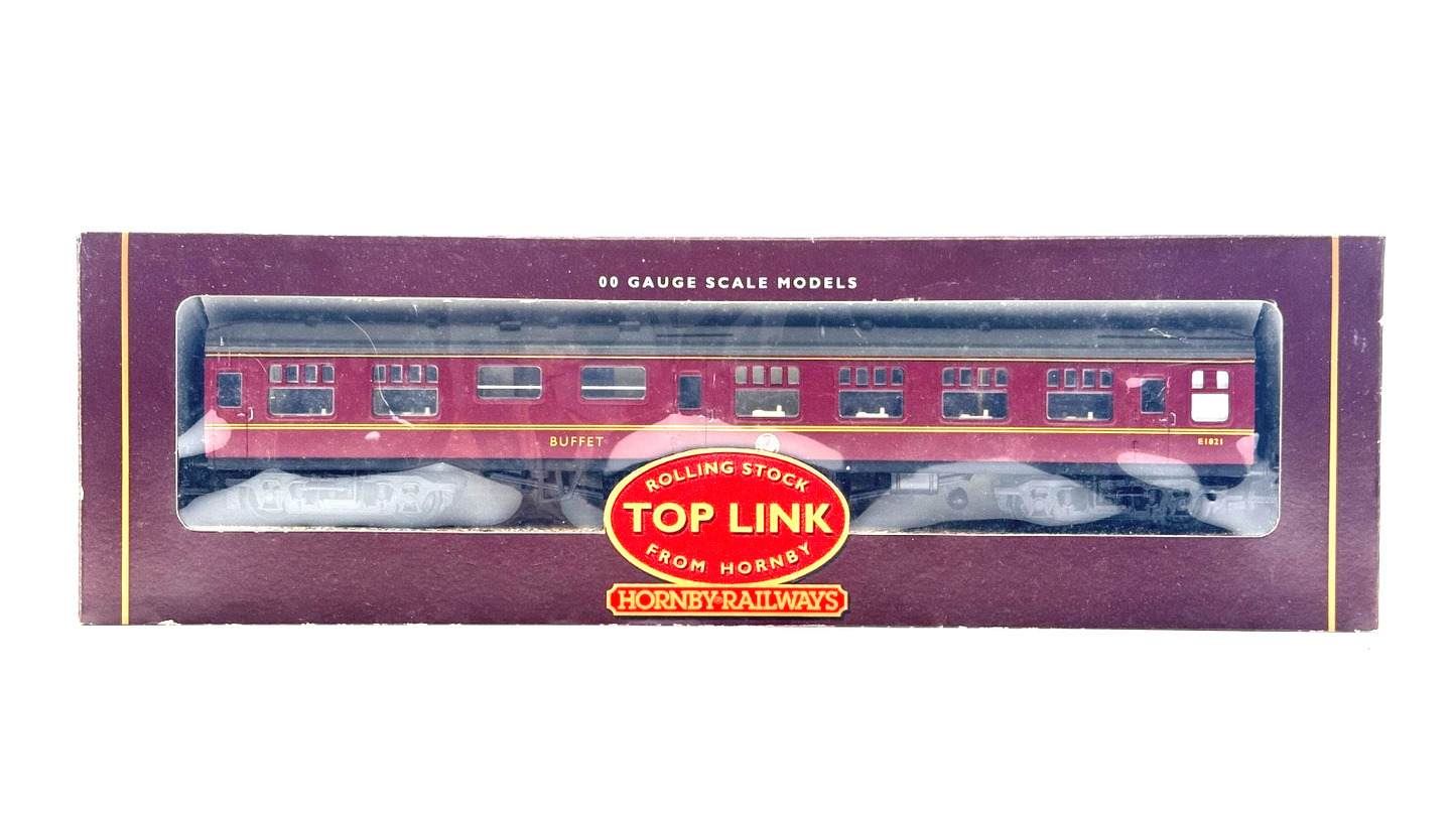 HORNBY 00 GAUGE - R441/R461 - BR MK1 MAROON BUFFET/SLEEPER COACHES - BOXED