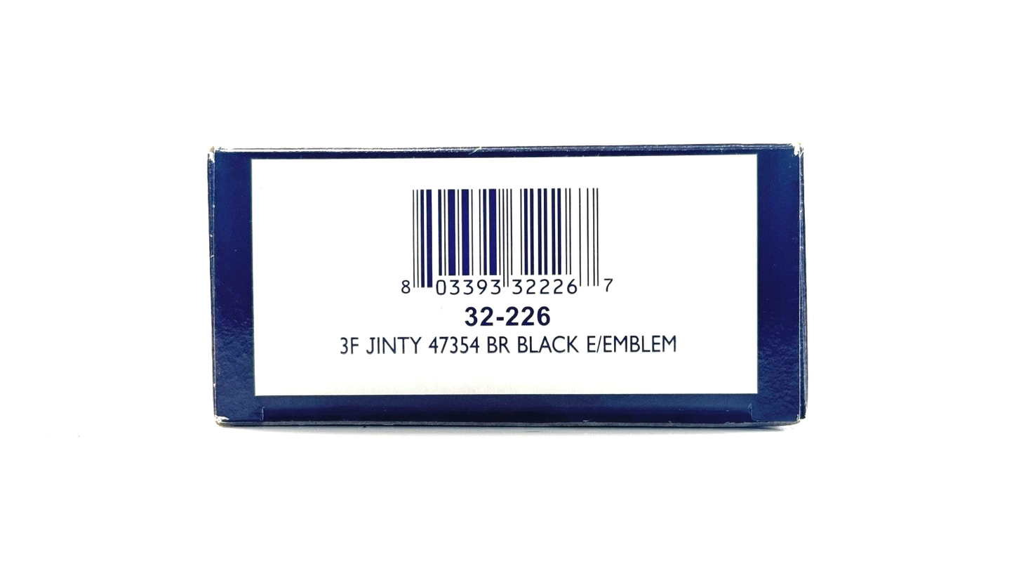 BACHMANN 00 GAUGE - 32-226 - 3F JINTY 47354 BR BLACK EARLY EMBLEM - BOXED