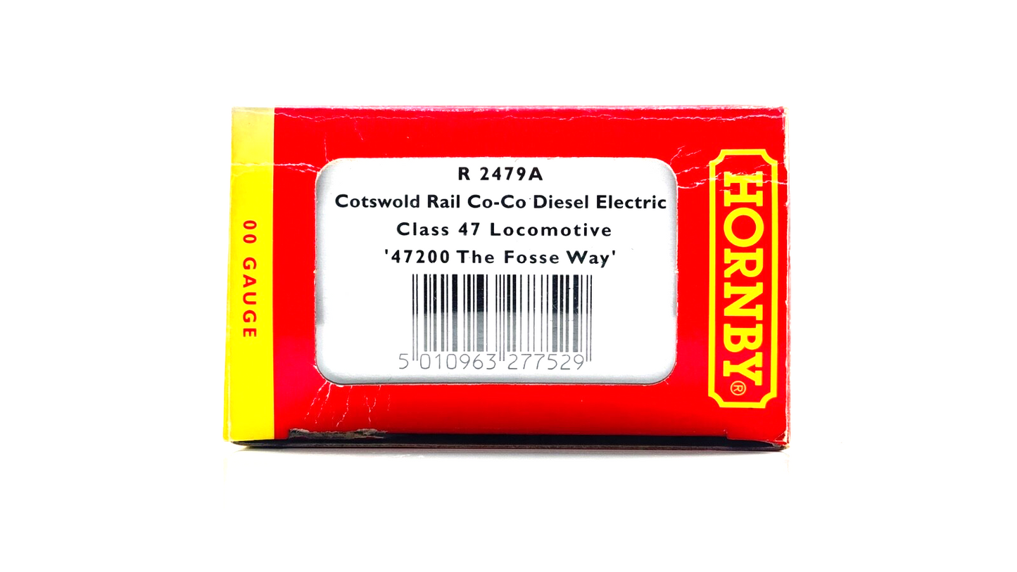 HORNBY 00 GAUGE - R2479A - CLASS 47 DIESEL 47200 COTSWOLD RAIL 'THE FOSSE WAY'