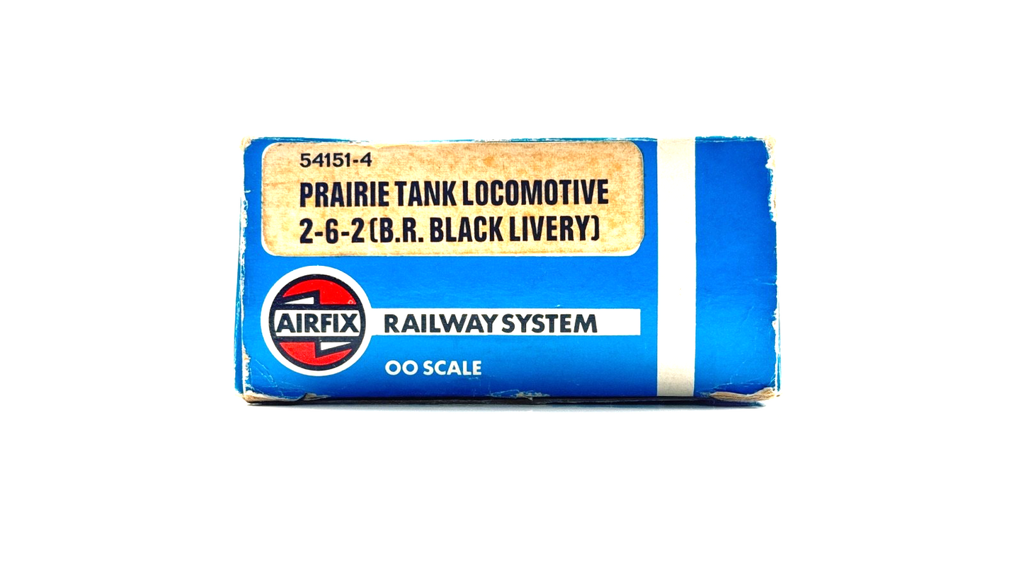 AIRFIX 00 GAUGE - 54151-4 - PRAIRIE TANK LOCOMOTIVE 2-6-2 BR BLACK 6167 - BOXED