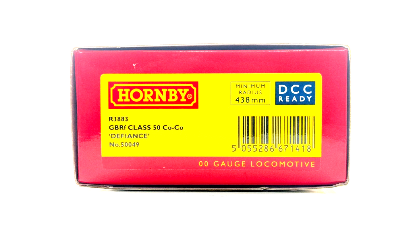 HORNBY 00 GAUGE - R3883 - CLASS 50 DIESEL 50049 GBRF DEFIANCE - BOXED
