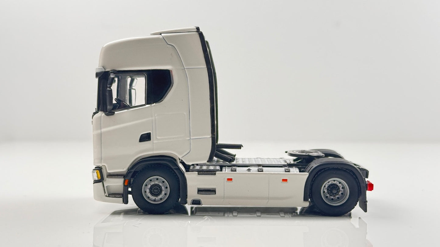 WSI 1/50 SCALE - 03-2003 - SCANIA S HIGHLINE CS20H 4X2 WHITE TRACTOR UNIT BOXED