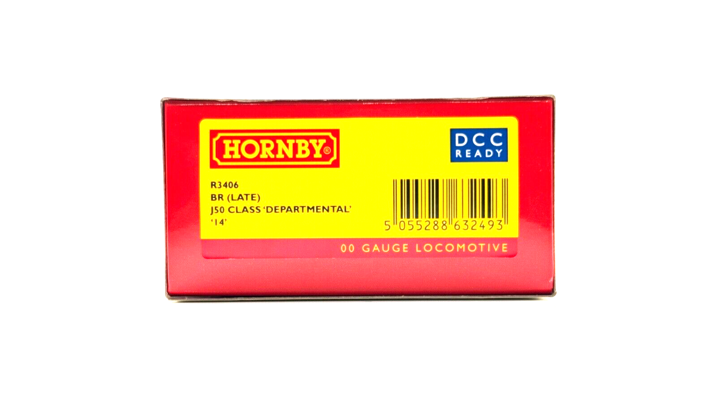 HORNBY 00 GAUGE - R3406 - BR BLACK LATE J50 CLASS 'DEPARTMENTAL' NO.14 BOXED