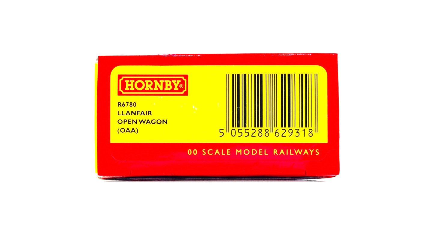HORNBY 00 GAUGE - R6780 - OPEN WAGON (OAA) LLANFAIR RED - BOXED