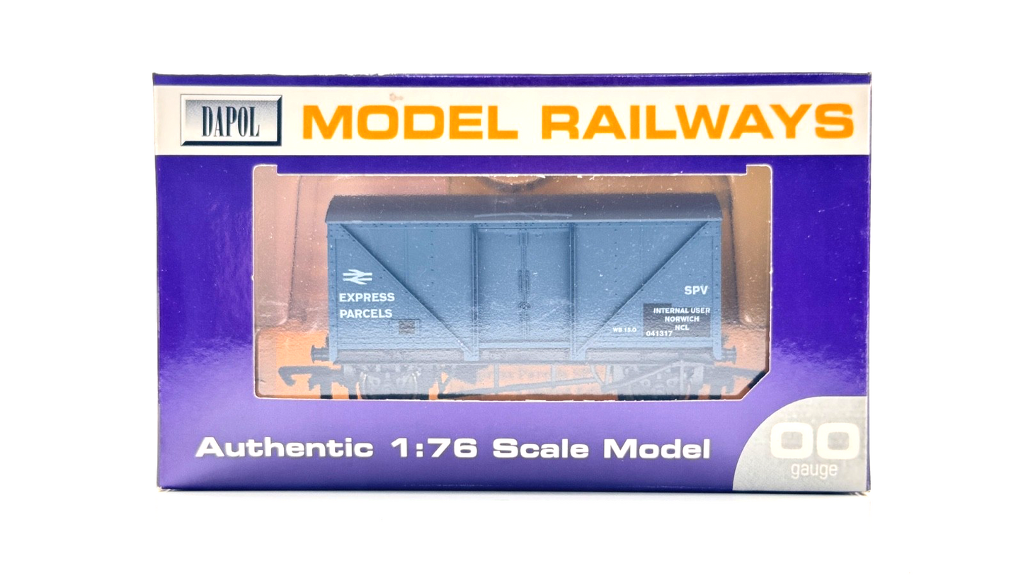DAPOL 00 GAUGE - BR BLUE SPV EXPRESS PARCELS VAN NORWICH (LIMITED EDITION)