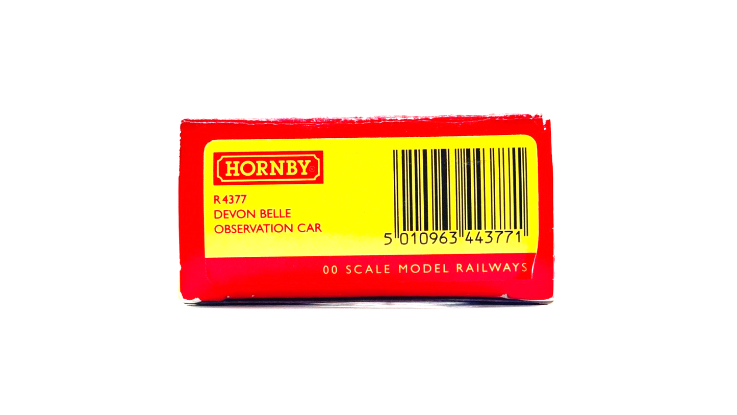 HORNBY 00 GAUGE - R4377 - DEVON BELLE PULLMAN OBSERVATION CAR COACH BOXED