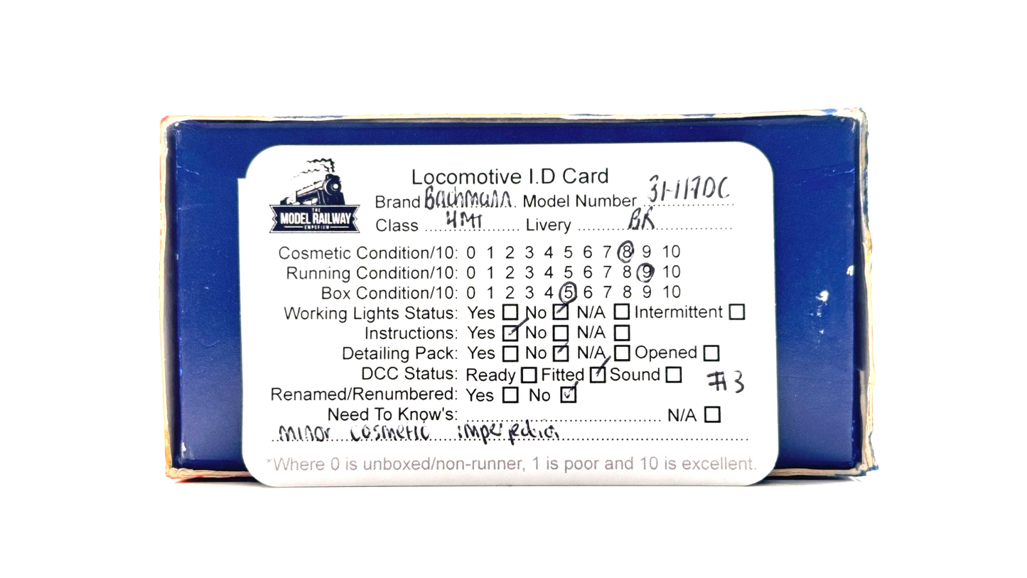 BACHMANN 00 GAUGE - 31-117DC - STANDARD CLASS 4MT 75074 BR BLACK DCC FITTED