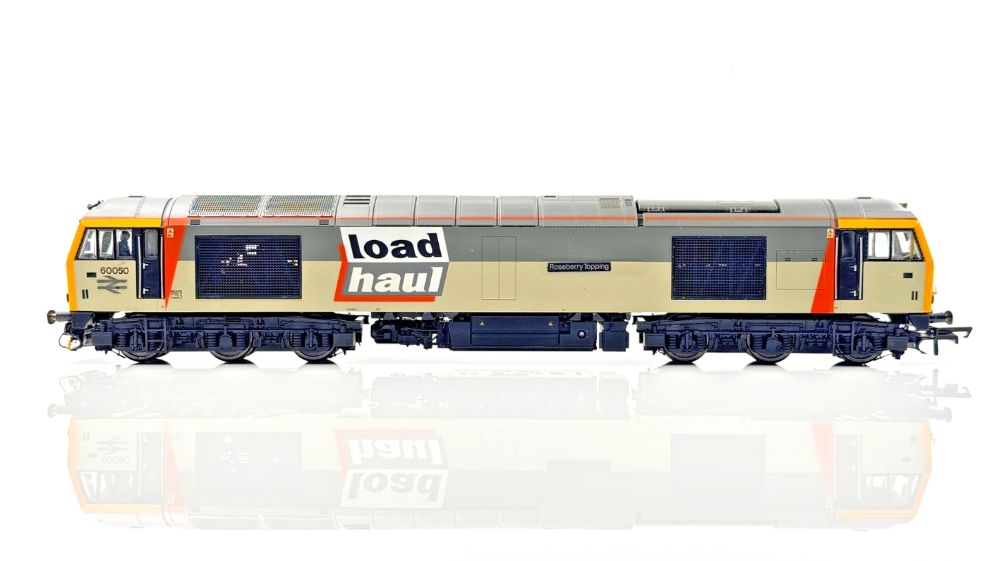 HORNBY 00 GAUGE - R3657 - CLASS 60 DIESEL 60050 LOADHAUL ROSEBERRY TOPPING - NQP