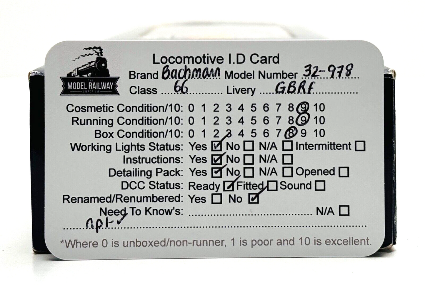 BACHMANN 00 GAUGE - 32-978 - CLASS 66 DIESEL 66725 GBRF FIRST SUNDERLAND AFC
