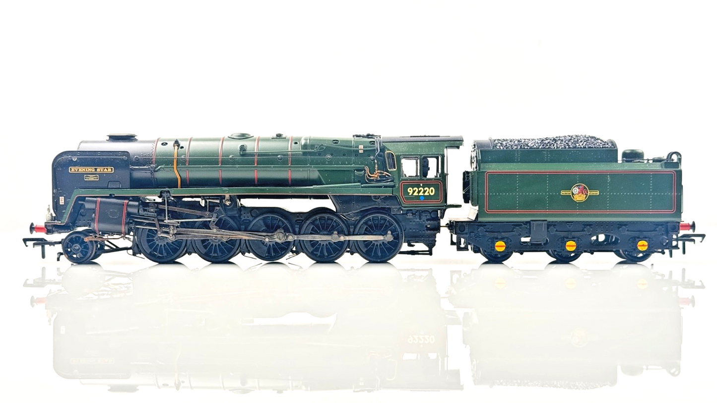BACHMANN 00 GAUGE - 32-850A - BR STANDARD CLASS 9F 92220 EVENING STAR BR GREEN