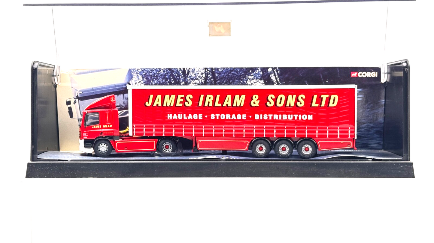 CORGI 1/50 SCALE - 75401 - LEYLAND DAF JAMES IRLAM & SONS HAULAGE - BOXED
