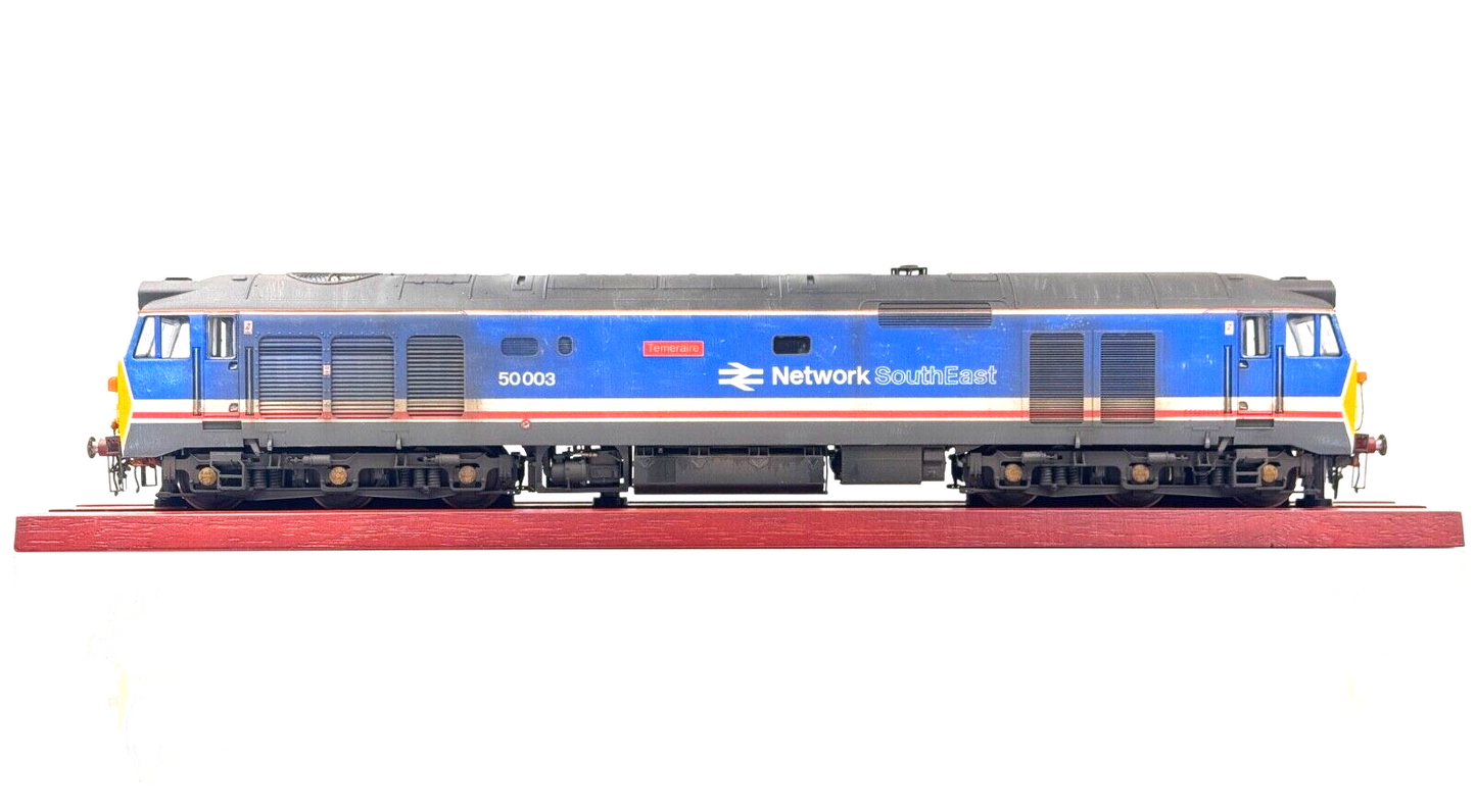 HELJAN O GAUGE - CLASS 50 DIESEL 50003 NETWORK SOUTHEAST TEMERAIRE (PROTO NEO)