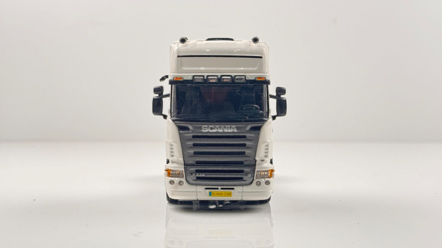 WSI 1/50 SCALE - 9172 - SCANIA TOPLINE 4X2 WHITE TRACTOR UNIT BOXED
