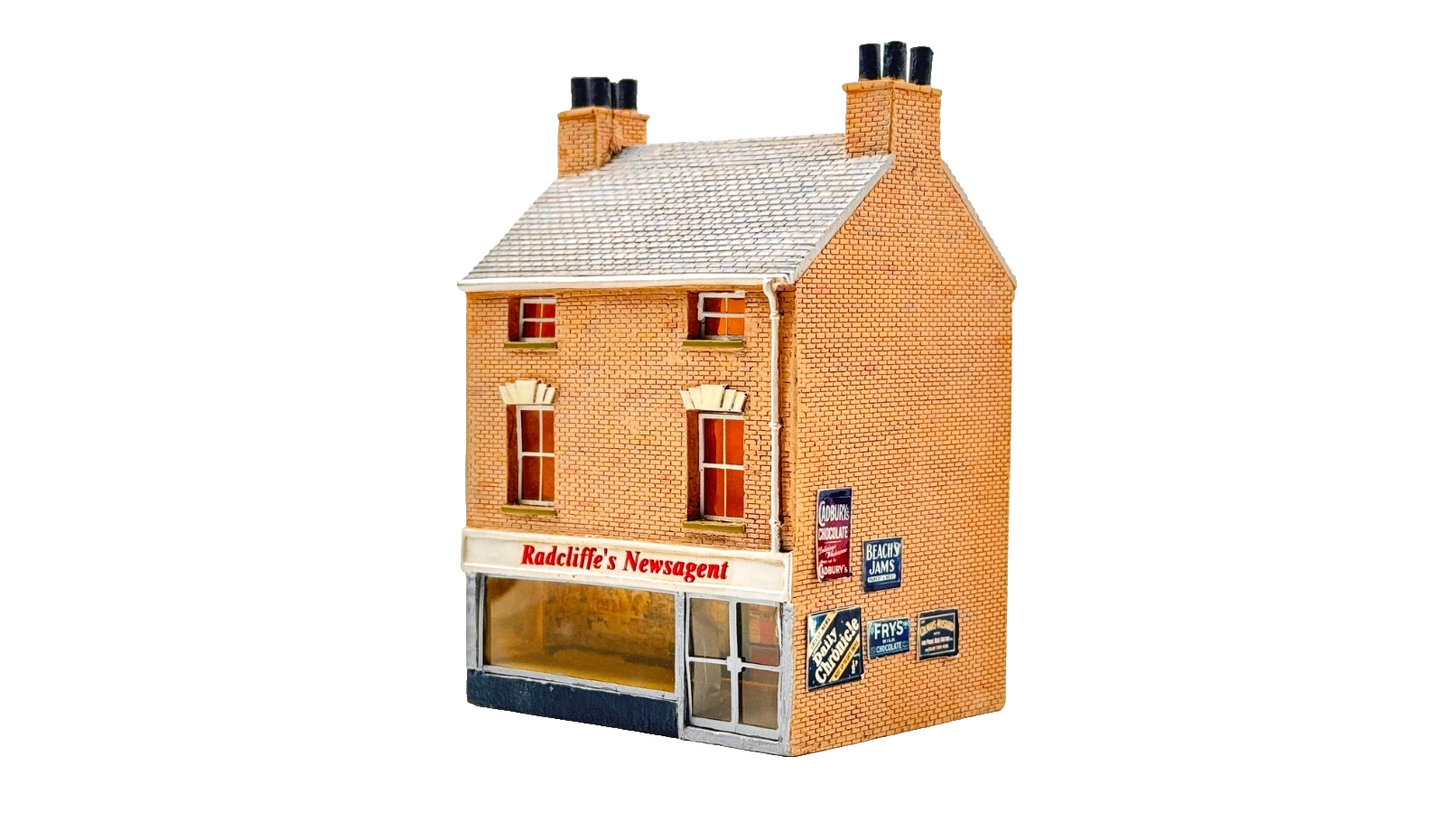 HORNBY 00 GAUGE SKALEDALE - R8555 - RADCLIFFE'S NEWSAGENT SHOP - BOXED