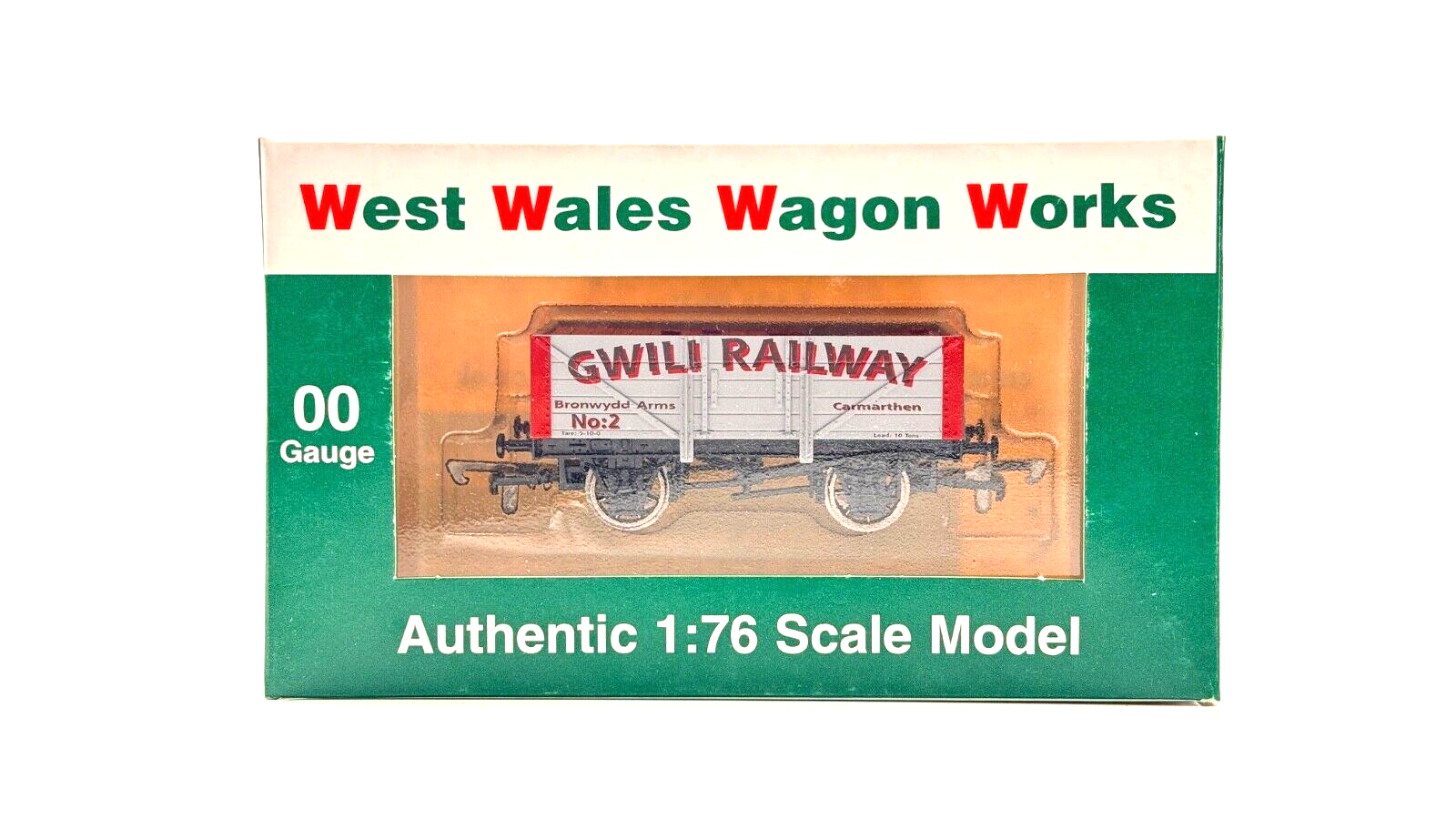 DAPOL 00 GAUGE - GWILI RAILWAY CARMARTHEN WAGON NO.2 (WEST WALES WAGON WORKS)