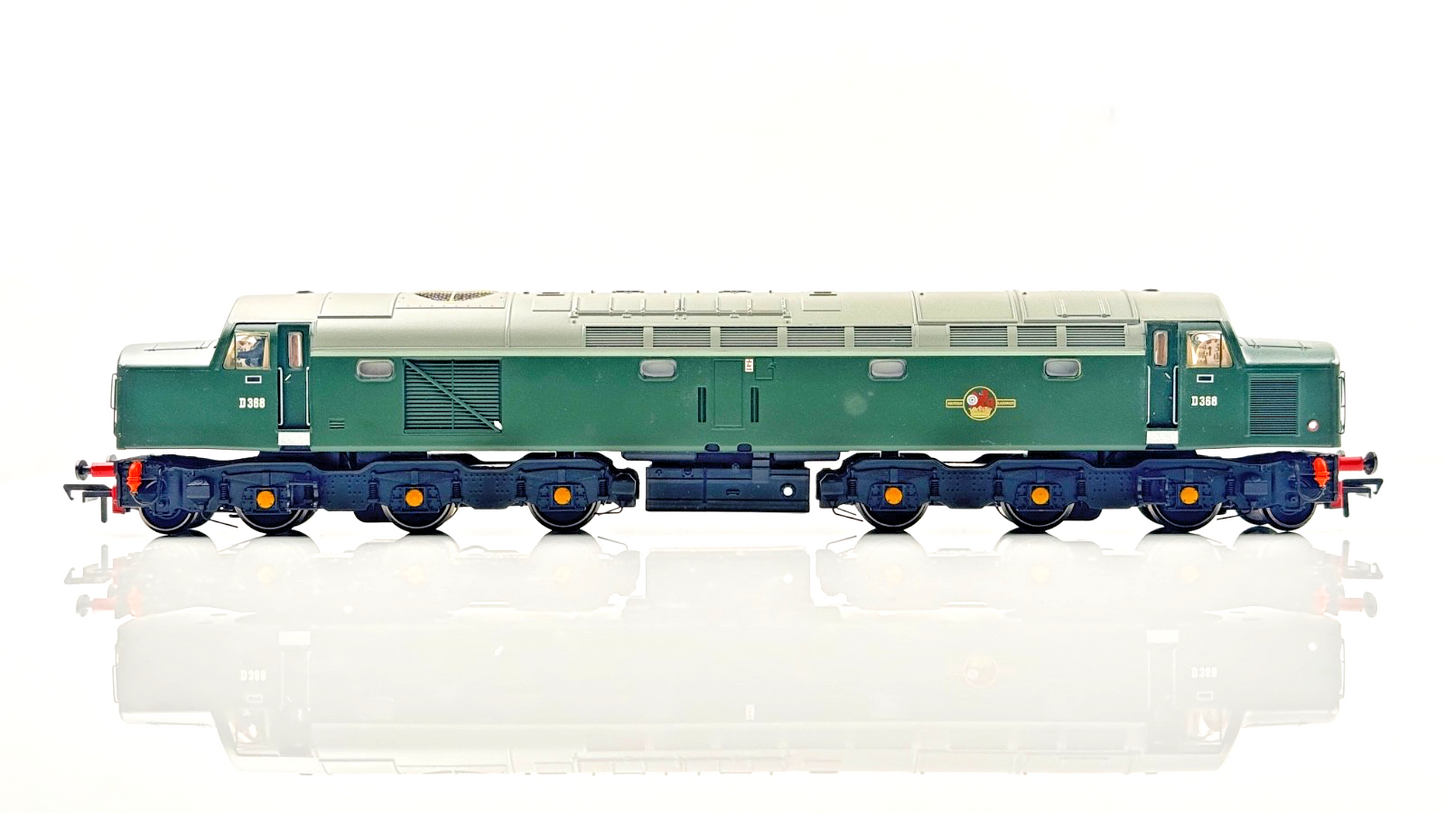 BACHMANN 00 GAUGE - 32-475 - CLASS 40 DIESEL D368 BR GREEN INDICATOR BOXES BOXED