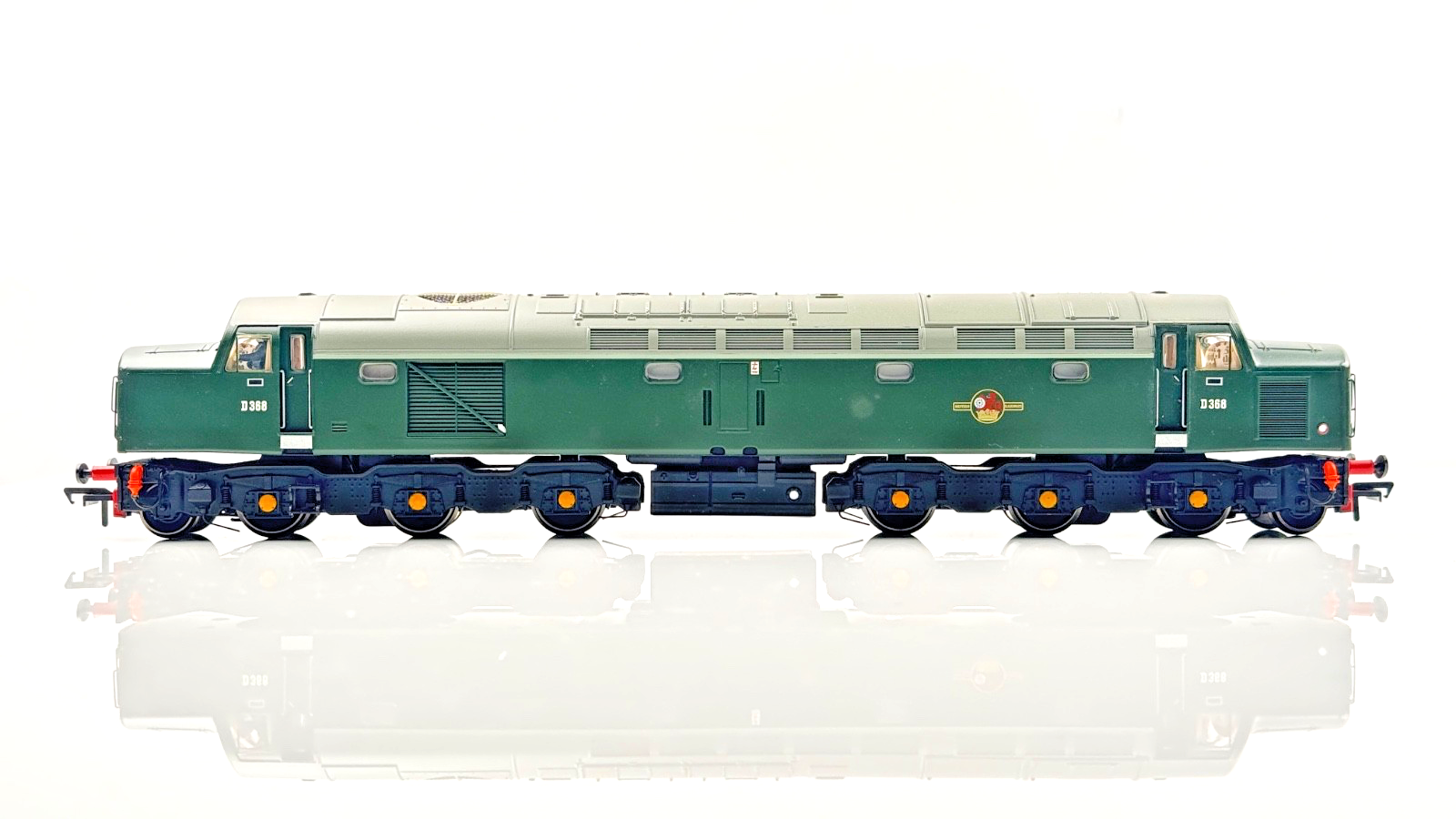 BACHMANN 00 GAUGE - 32-475 - CLASS 40 DIESEL D368 BR GREEN INDICATOR BOXES BOXED