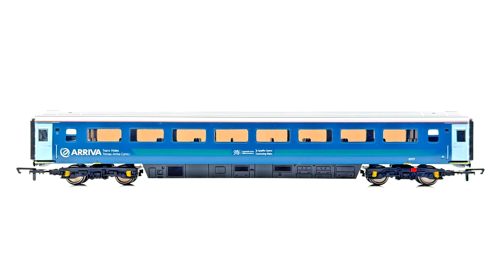 HORNBY 00 GAUGE - R4635 - ARRIVA TRAINS WALES ATW MK3 STANDARD OPEN COACH 12177