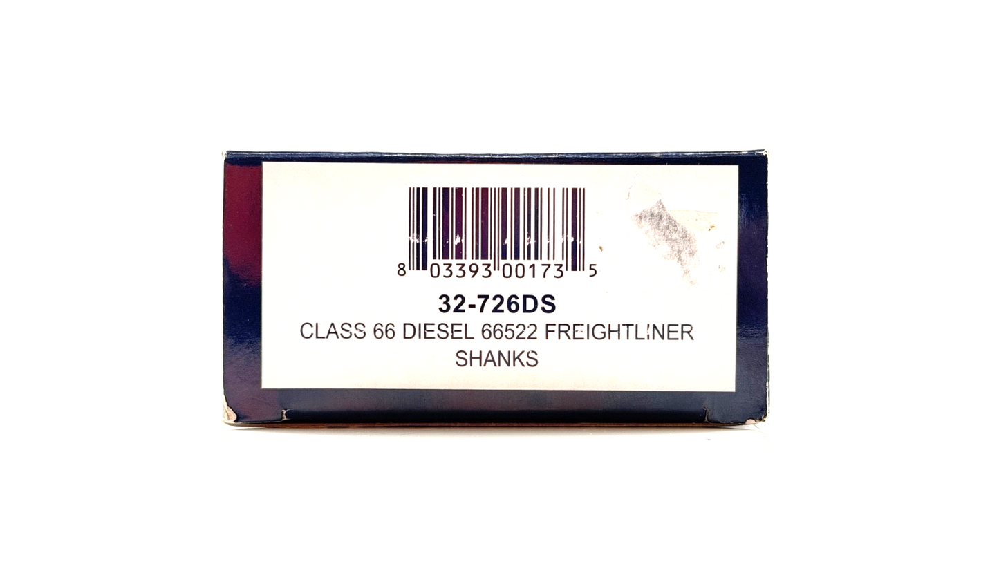 BACHMANN 00 GAUGE - 32-726DS - CLASS 66522 LONDON FREIGHTLINER SHANKS DCC SOUND