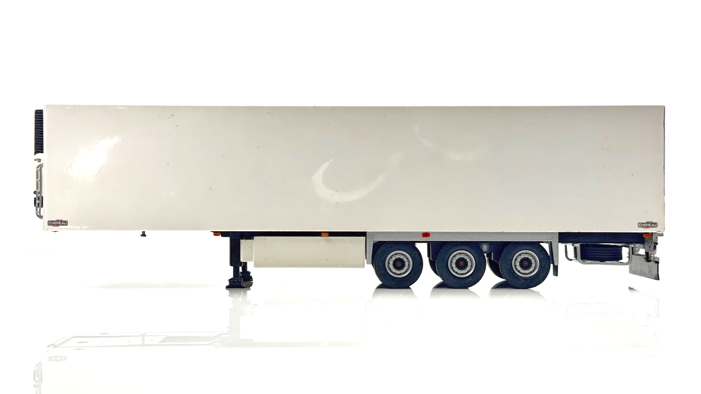 WSI 1/50 SCALE - 03-1073 - CURTAINSIDE TRAILER 3 AXLE PLAIN WHITE BOXED