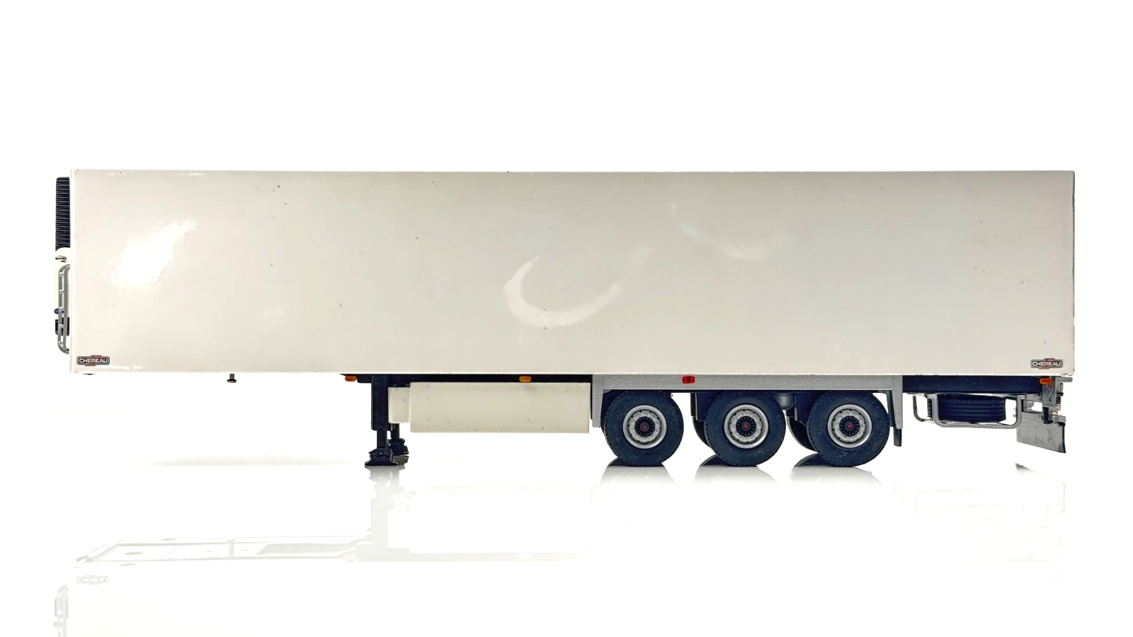 WSI 1/50 SCALE - 03-1073 - CURTAINSIDE TRAILER 3 AXLE PLAIN WHITE BOXED