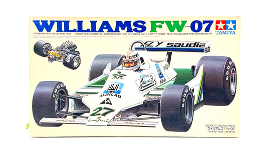 TAMIYA 1/20 - 20014 - WILLIAMS FW-07 GRAND PRIX COLLECTION - COMPLETE/UNUSED
