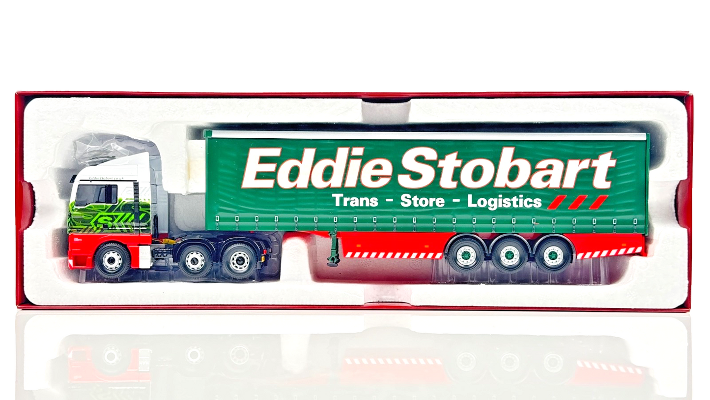 CORGI 1/50 SCALE - CC15202 - MAN XLX EDDIE STOBART LTD CARLISLE - BOXED