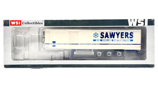 WSI 1/50 SCALE - 03-1109 - 3 AXLE SAWYERS UK CHILLED DISTRIBUTION TRAILER BOXED